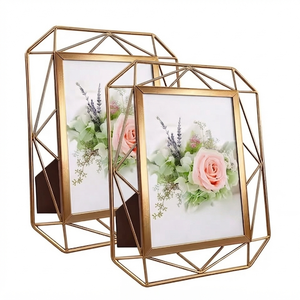 Superior Quality Handmade Luxury Metal <b>Photo</b> <b>Frame</b> Square Designer <b>Photo</b> Holder - Product Image 1