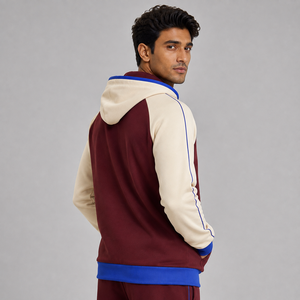 Sweat-shirts à capuche zippés pour hommes, personnalisables, 100% coton, épais, motif uni, polaire, logo personnalisé imprimé, respirant, séchage rapide - Product Image 2