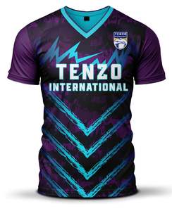 Camiseta de Fútbol Sublimada Personalizada, 100% Poliéster, Antibacteriana, Impermeable, de Secado Rápido, Ligera, con Nombre del Jugador y Logotipo Frontal, OEM - Product Image 5