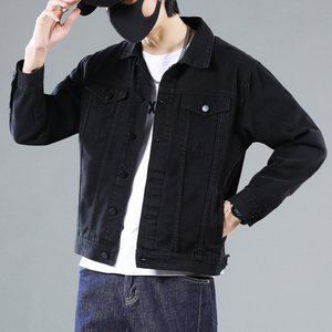 Cheap Wholesale Latest Hot Selling Fancy <b>Denim</b> Men's Polyester Winter Customizable Front Logo <b>denim</b> <b>Jacket</b> in cheap price - Product Image 3