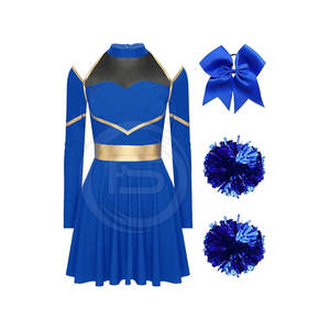Uniforme de cheerleading 2026 en tissu 100 % polyester léger, respirant, extensible et à séchage rapide pour la scène, personnalisable OEM - Product Image 1