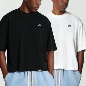 Camisetas Ligeras para Hombre con Estampado Puff, Color Personalizado, Diseño Sólido, Suaves, Teñidas, de Secado Rápido, Transpirables, Cuello Redondo, Manga Corta - Product Image 1