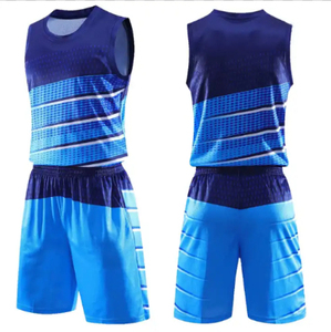 Uniforme de basket-ball personnalisable de haute qualité, 100% polyester, noms et numéros d'équipe personnalisés, logo sur le devant, prix bas, uniforme d'équipe - Product Image 1