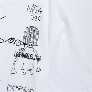 Camisetas de Mujer al por Mayor, Camisetas de Algodón de Alta Calidad, Estampado y Bordado, Cuello Redondo Extra Grande, Impresión por Serigrafía para Pedidos al por Mayor - Product Image 3