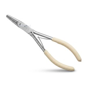 <b>Long</b> <b>Nose</b> Precision Hair Extension Pliers Stainless Steel Professional Salon Repair and Installation Tool - Product Image 5