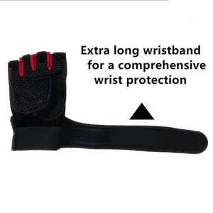 Guantes de Gimnasio para Levantamiento de Pesas, de Cuero y Goma, Impermeables, de Alta Calidad, Ligeros y Personalizables, Precio al por Mayor, Fabricante de Pakistán - Product Image 3