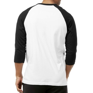 Camiseta de Manga Corta Raglán para Hombre de Primera Calidad, Tela Suave, Estilo Béisbol, Fabricante de Camisetas Lisas para Hombre - Product Image 3