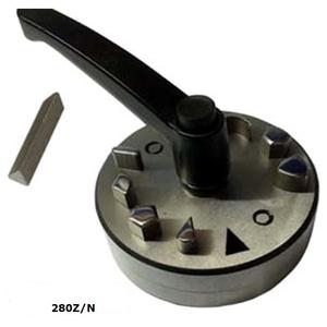 ชุดเครื่องตัดแผ่นโลหะคุณภาพสูง รูปทรงแฟนซี พร้อมคันโยก ชุด 9 ชิ้น ขนาด: 12 ถึง 15 มม. สำหรับงานเครื่องประดับโลหะ - Product Image 3