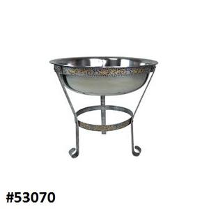 Bac à boisson de bar au design moderne et élégant le plus exigeant avec support Seaux à glace en métal Bouteilles Refroidisseur de vigne Bac à boisson - Product Image 5