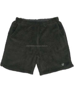 Shorts décontractés pour hommes en coton doux et épais, anti-plis, avec cordon de serrage à la taille, pour la gym, l'entraînement ou la détente, personnalisables OEM - Product Image 3