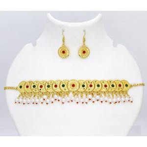 Martasha designer islamique ramadan spécial plaqué or EAU bijoux spécial dubai bijoux collier boucle d'oreille ensemble arabe bijoux - Product Image 4