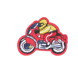 Patch brodé personnalisé en gros, thermocollant ou à coudre, avec logo 3D, pour vestes, chemises, jeans et casquettes - Product Image 2
