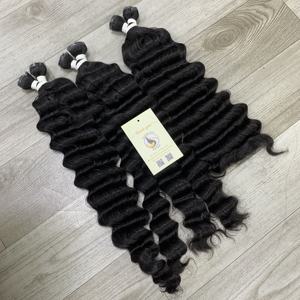 ผมมนุษย์แท้จากธรรมชาติผมมนุษย์แท้แบบไม่ผ่านการต่อแบบเป็นลอนลึกแบบสองชั้น - Product Image 5