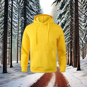 เสื้อฮู้ดดี้ผู้ชายไซส์ใหญ่ ผ้าเฟรนช์เทอร์รี่หนานุ่ม ทรงหลวม ไหล่ตก กันน้ำ สำหรับฤดูหนาว เป็นมิตรกับสิ่งแวดล้อม คุณภาพสูง - Product Image 5