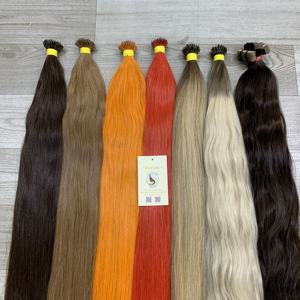 Extensions de cheveux humains vierges vietnamiens ondulés naturels, pré-collées, à pointes nano en kératine, vente en gros - Product Image 6