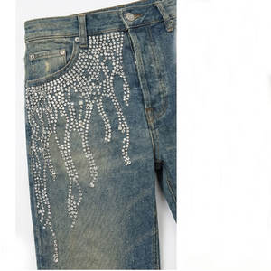 Shorts vaqueros vintage para hombre, tela de algodón suave, estilo casual y moderno. - Product Image 6