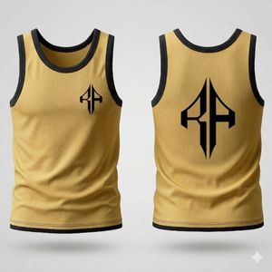 Débardeur pour homme de qualité supérieure, design personnalisé, imprimé, 100% coton, style décontracté par RIVIAN ATLANTIC - Product Image 1