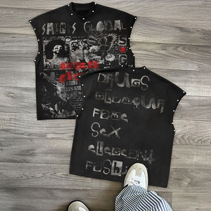 Camiseta Personalizada de Moda, Alta Calidad, 100% Algodón, Estampado Digital Completo, Estilo Urbano, Cuello Redondo, Anti-encogimiento - Product Image 6
