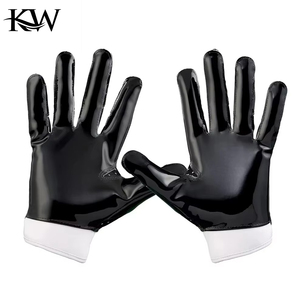 ถุงมืออเมริกันฟุตบอลคุณภาพสูงสั่งทำพิเศษ ยืดหยุ่น กระชับมือ จับถนัดมือ เหมาะสำหรับการฝึกซ้อมและการแข่งขัน ใช้ได้ทุกวัน - Product Image 3