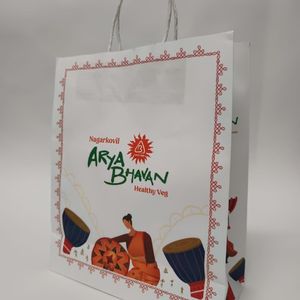 Bolsa de Almacenamiento de Comestibles Biodegradable con Fondo Plano y Diseño de Cuerda Trenzada, Apta para Alimentos, Calidad Premium - Product Image 6
