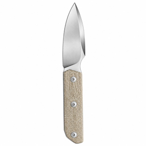 Cuchillos de Caza Hechos a Mano con Hoja Fija y Mango Texturizado Beige, Hoja de Acero Afilada, Cuchillos para Acampar al Aire Libre, Senderismo y Bushcraft - Product Image 5