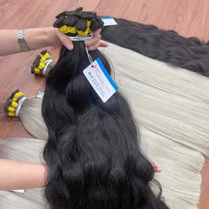 Cheveux vierges vietnamiens de qualité supérieure, lots de cheveux Remy non traités, nouveaux, double trame, extensions de cheveux humains bruts, fournisseurs en gros Thanh - Product Image 1