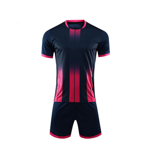 High Quality Breathable Men's <b>Soccer</b> Wear Customizable Team Uniform Set OEM Wholesale Service - Product Image 4