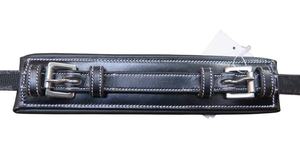 Correa de nariz para caballo de cuero acolchado y duradero con herrajes de latón, color y tamaño personalizables, accesorios de equitación. - Product Image 3