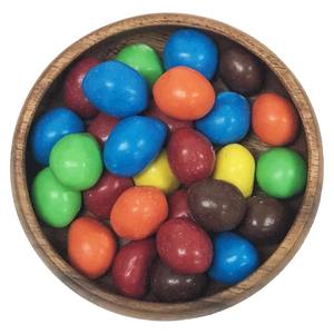 Juego de 8 tazones de madera de acacia de alta calidad para frutos secos, palomitas, verduras o decoración de mesa - Product Image 5