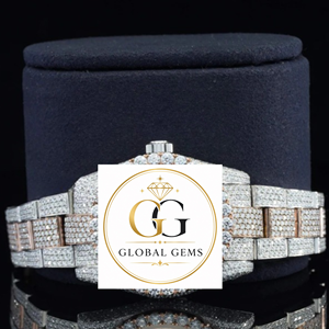 Hot Sale Luxury Fully Iced Moissanite Diamond Watch <b>Chronograph</b> Design Hip Hop Style Stainless Steel Band Available for Sale - Product Image 6