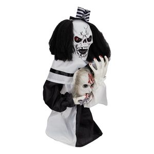 1,8 piedi decorazioni per feste interne di Halloween spaventose da Clown attivate da raccapriccianti oggetti di scena per la casa infestata da tavolo giardino giardino prato - Product Image 2
