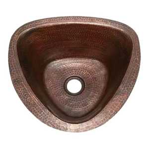Lavabo de salle de bain artistique en céramique dorée, de luxe, hexagonal, à coupe diamant, à poser sur comptoir, géométrique et doré - Product Image 4