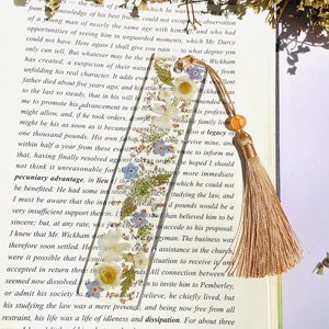 Handmade Resin <b>Bookmark</b> With Loop For office Dictionary Page Holder - Product Image 4