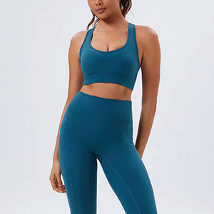 Ropa Deportiva, Conjunto de Yoga de 2 Piezas para Mujer, 100% Transpirable, Hecho con Spandex, Conjunto de Yoga de 2 Piezas para Mujer - Product Image 6