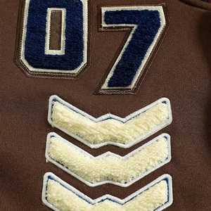 Chaqueta Varsity Y2K para Hombre con Diseño de Letras y Bloques de Color, Precio al por Mayor Razonable, Hecha con la Mejor Calidad - Product Image 6