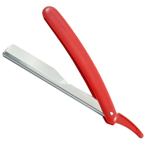 Navaja de Afeitar Recta para Hombre con Mango de Plástico, Logotipo Personalizado, Cuchilla Única, Afeitado Manual para el Vello Facial Masculino, Venta Caliente, MOQ Bajo - Product Image 1