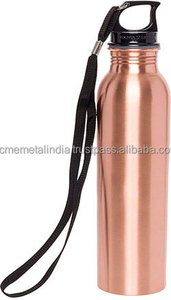 Drink Ware Water Bottle Royal Design Pure Copper Traveling Bottle 1000 ml Leak Proof Copper Bottles for Best Selling - Product Image 3