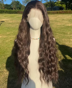 วิกผมแท้คุณภาพสูง แบบลอนลึก HD Invisible Lace Frontal  พร้อมผมธรรมชาติที่ถอนเส้นผมมาแล้ว  ดูเป็นธรรมชาติ - Product Image 3