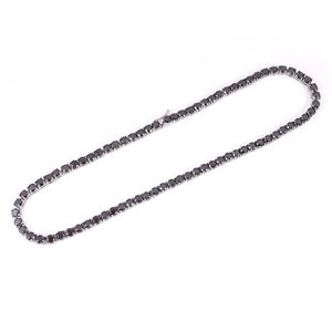 Collier chaîne à maillons pour homme, style hip-hop, plaqué rhodium/or, moissanite, argent 925, bijoux de luxe élégants et étincelants - Product Image 1