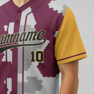 Camiseta de Béisbol Personalizada por Sublimación, Camisetas de Béisbol Personalizadas, Uniforme Deportivo OEM, Camiseta de Béisbol Juvenil - Product Image 4