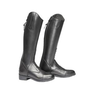 Bottes d'équitation en cuir de haute qualité, neuves, longues, pour l'équitation, avec chaps intégrés - Product Image 5