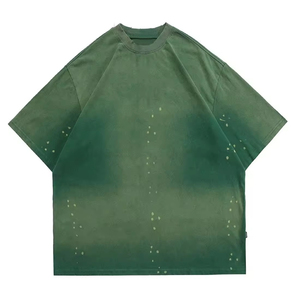 เสื้อยืดโอเวอร์ไซส์วินเทจผู้ชายคุณภาพสูง ผ้าฝ้าย 100% เนื้อหนา ทรงบ็อกซี่ พิมพ์ลายดิจิทัล ระบายอากาศได้ดี - Product Image 6