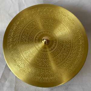 Brass Spice <b>Box</b> with inner compartment | Traditional Kitchenware Round Spice <b>Box</b> Kitchen - Product Image 4