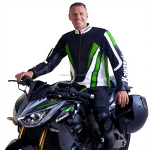 Chaqueta de Motocicleta de Invierno para Hombre, de Cuero Genuino, con Cierre de Cremallera, Estilo Formal, Diseño Sólido, Parche con Logotipo Personalizado - Product Image 1