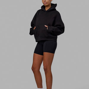 Survêtements personnalisés pour hommes et femmes, sweats à capuche épais 500 GSM 350 GSM en molleton polyester/coton brodé, et shorts amples - Product Image 4