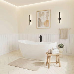 Bañera de acrílico moderna, ecológica y duradera FW-8823-67 - Diseño avanzado que ayuda a mantener la temperatura del agua por más tiempo. - Product Image 2