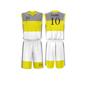 Conjunto de Uniforme de Baloncesto Personalizado por Sublimación para Hombre, Jersey de Manga Corta con Cuello Redondo, 100% Poliéster de Secado Rápido, Nombre del Equipo Personalizado - Product Image 1