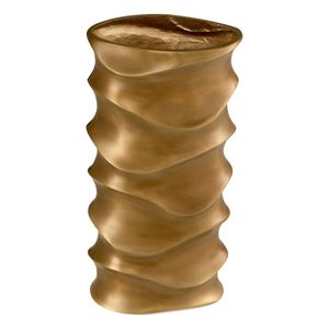 Vase à fleurs en métal industriel, décoration urbaine pour la maison, centre de table, accent de salon, pièce de style contemporain - Product Image 1