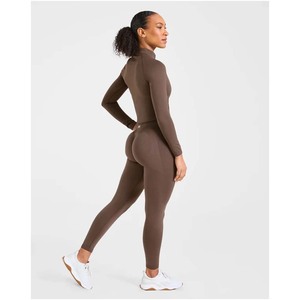 Zipper Sexy Jumpsuit Women <b>Rompers</b> Streetwear <b>Black</b> Active Wear Skinny Slim Autumn Winter Jumpsuits - Product Image 5