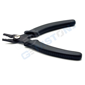 Pince à micro-anneaux professionnelle pour extensions de cheveux, 5,5 pouces, noire, outil pour extensions de cheveux, micro-perles, nano-anneaux, pince à sertir - Product Image 4